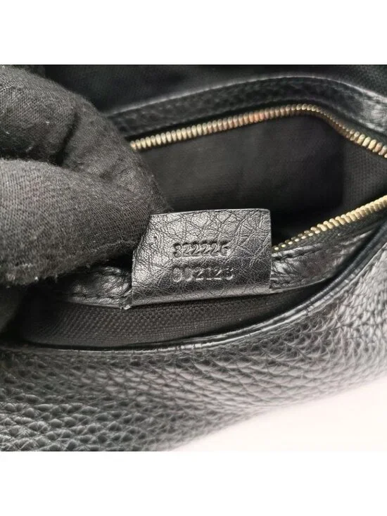★SOLD★ Gucci Emily Hobo Black Leather - Picture 11 of 16